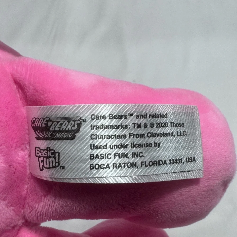 Care Bears Basic Fun Soft Pink Plush 12